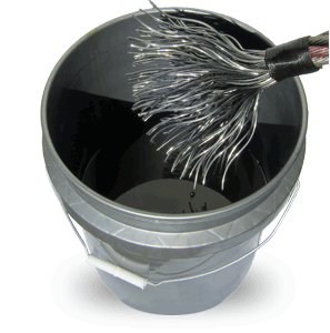 Step 5 - Clean Wire Rope End