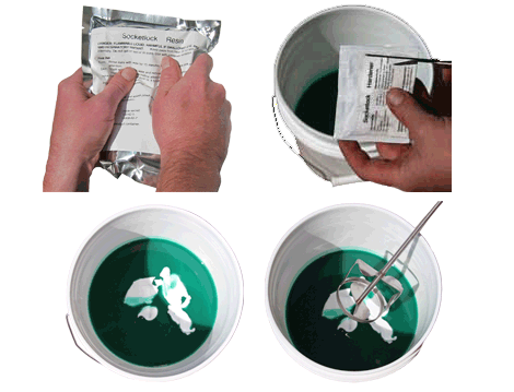 Step 8 - Mix Resin